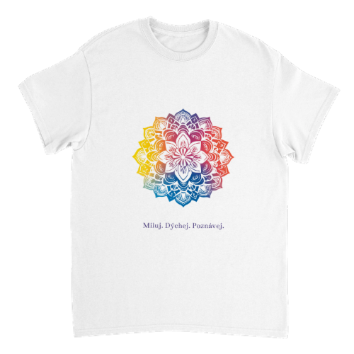 Mandala tričko Vědomého Klidu