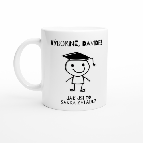 Promoval jsi! Vtipný hrnek