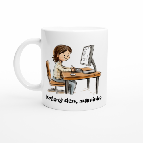 Krásný den, maminko – Personalizovaný hrnek s fotkou