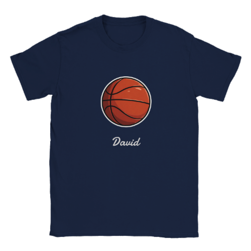 Stylový Slam Dunk - Dětské Tričko s Basketbalem na Míru