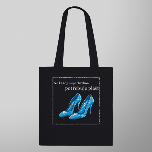 Černá taška na podpatcích Superhero Heels image 2